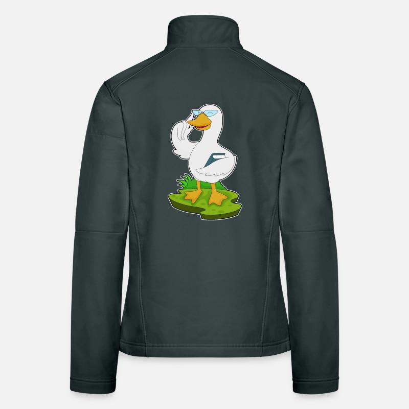 Ente Lehrer Buch Schule Frauen Softshelljacke