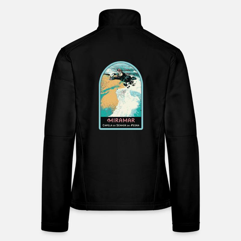 Senhor da Pedra Chapel, Miramar Beach Women's Softshell Jacket