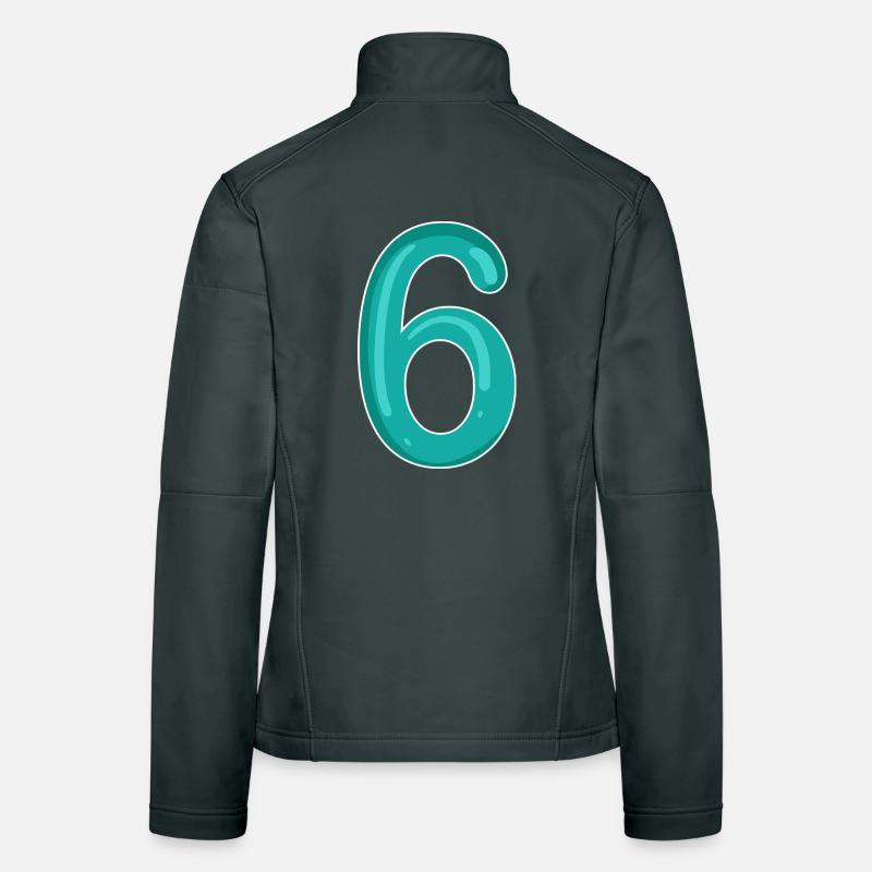 Numéro 6 Numéro Veste en tissu softshell Femme