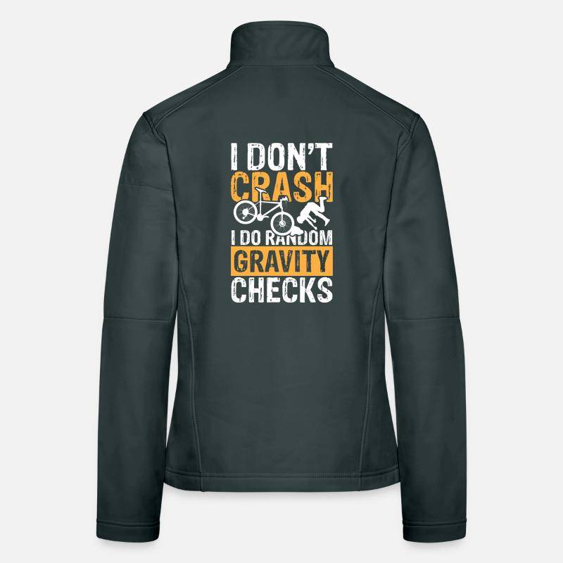 I do random gravity checks Frauen Softshelljacke