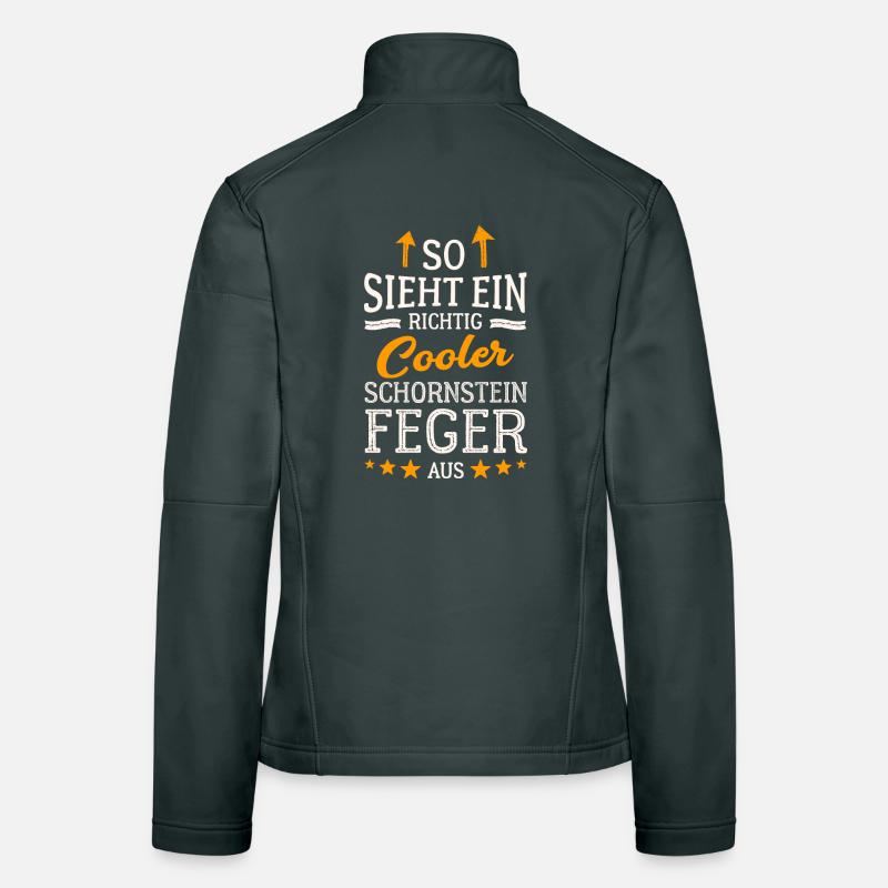 So sieht ein richtig cooler Schornsteinfeger aus Frauen Softshelljacke