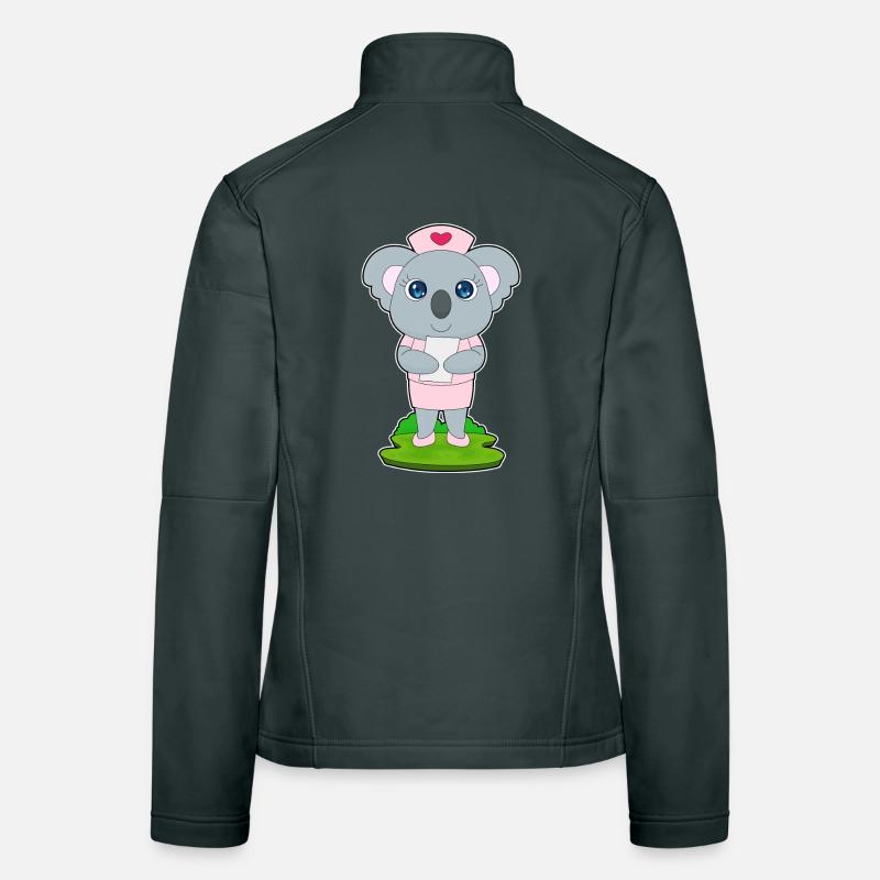 Infirmière Koala Veste en tissu softshell Femme