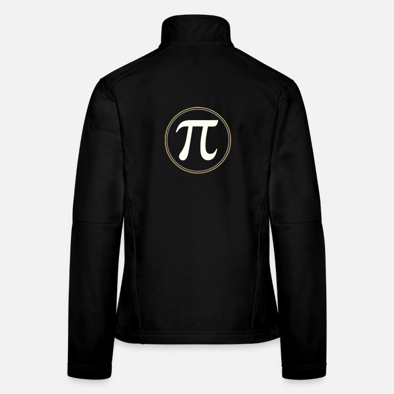 π in Circle – Die Eleganz der Konstanten Frauen Softshelljacke