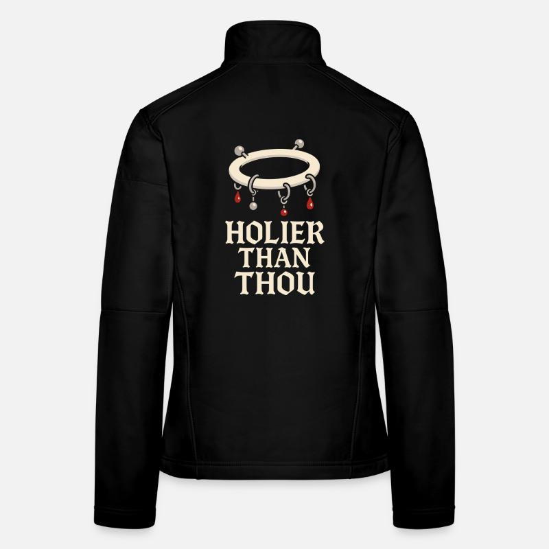Piercing Addict Body Mod Enthusiast Veste en tissu softshell Femme
