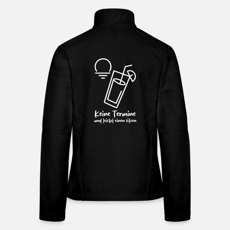 Sans rendez-vous et un peu ivre Veste en tissu softshell Femme