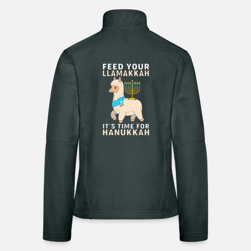 Hanoukka Hanoukka Hanoukka Lama Veste en tissu softshell Femme