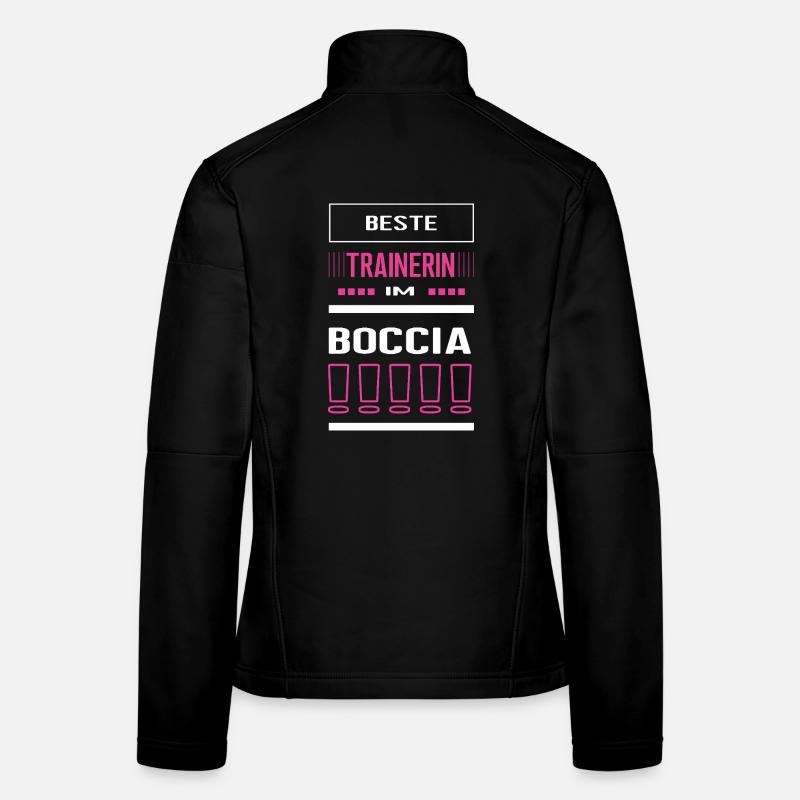 Best Female Boccia Coach Boule Game Women's Softshell Jacket