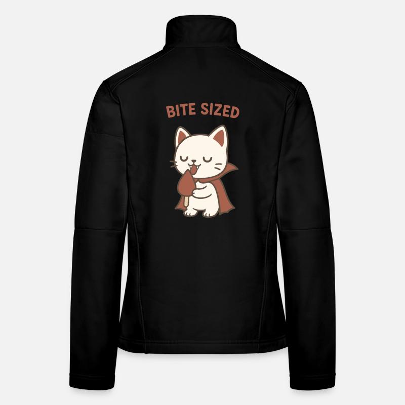 Popsicle Kitty de la taille d’une bouchée Veste en tissu softshell Femme