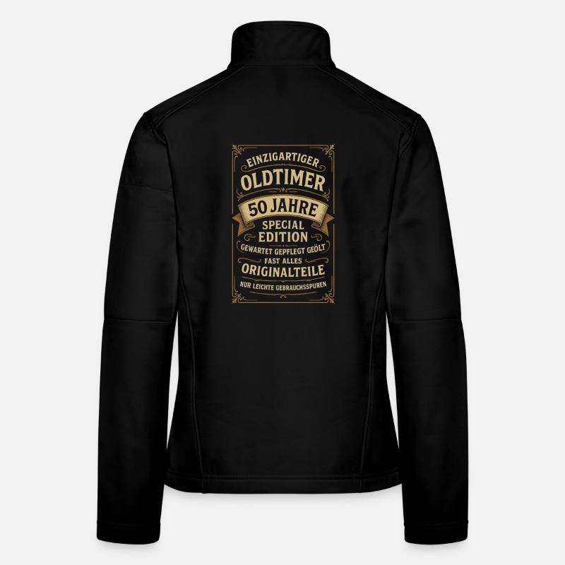 50. Geburtstag 50er 50ter 50 Jahre Oldtimer Frauen Softshelljacke