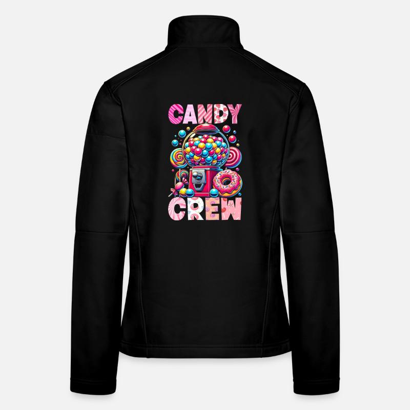 Candy Crew Decoration Candy Lover Sweet Tooth Women's Softshell Jacket