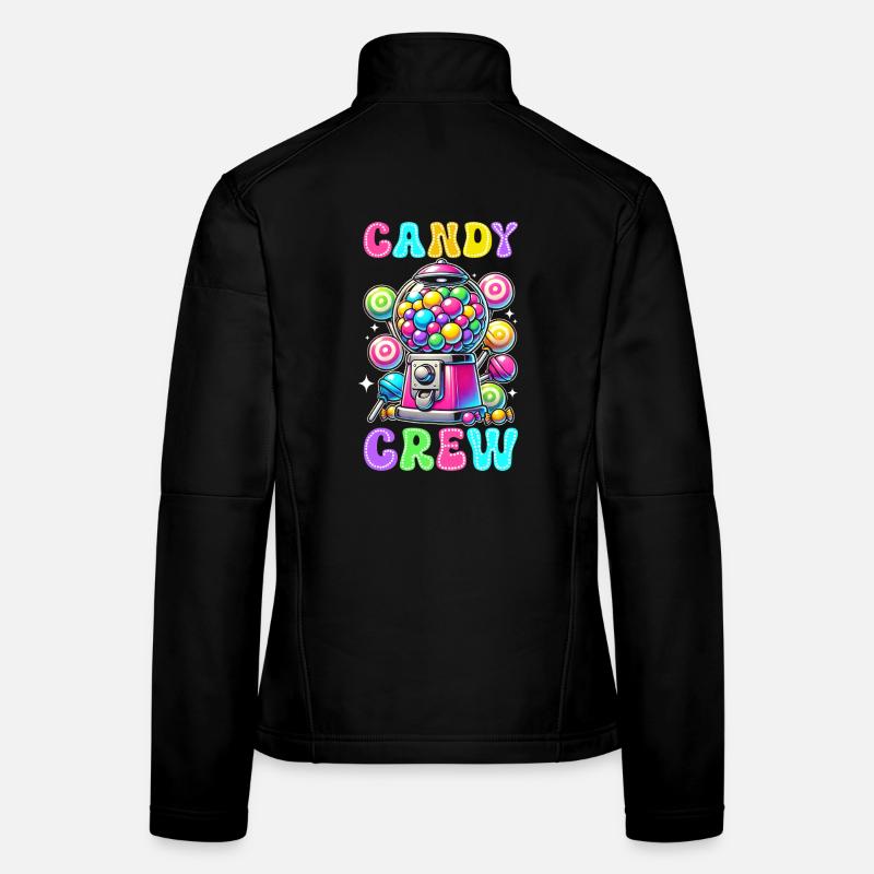 Candy Crew Decoration Candy Lover Sweet Tooth Women's Softshell Jacket