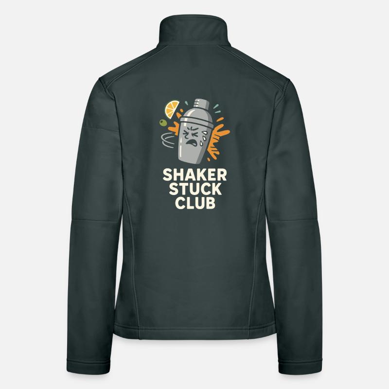 Shaker Stuck Beginner Mixologist Women's Softshell Jacket