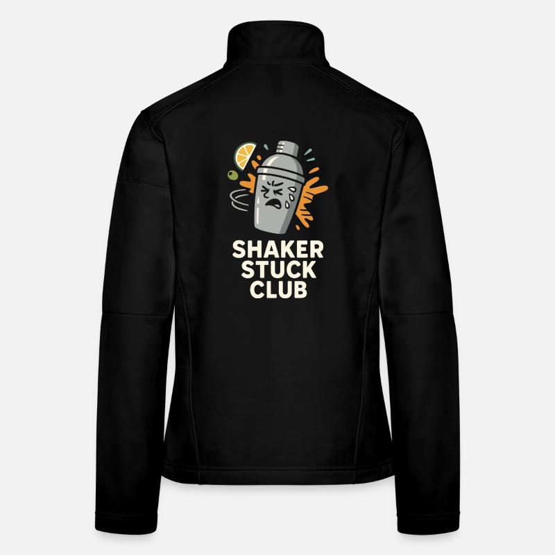 Shaker Stuck Beginner Mixologist Women's Softshell Jacket