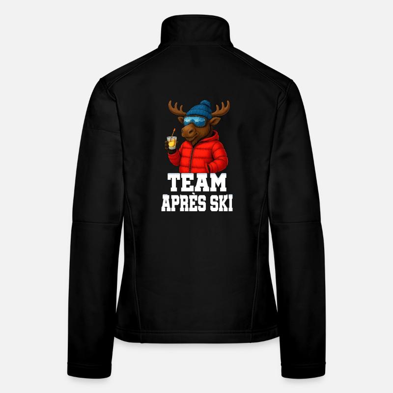 Équipe Après Ski - Orignal avec Schnapps - Équipe de fête Veste en tissu softshell Femme
