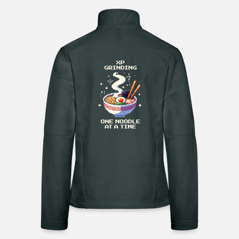 XP Grinding: One Noodle at a Time | Ramen Women's Softshell Jacket