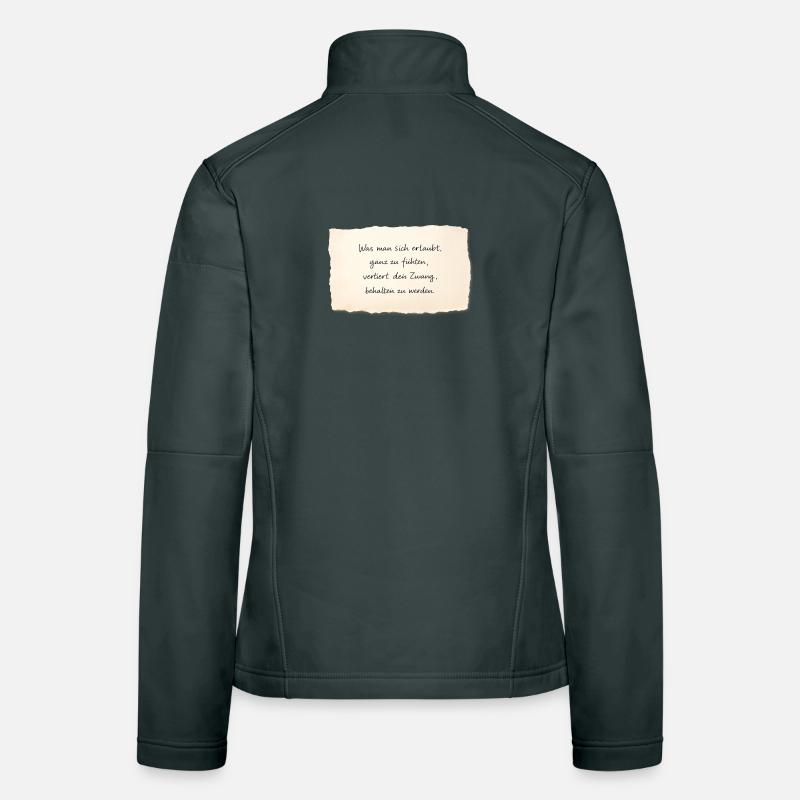Ce que l’on permet de se sentir entier, perd le Veste en tissu softshell Femme