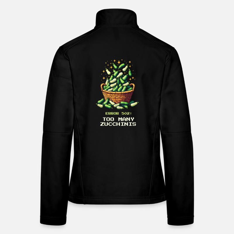 Trop de courgettes | Récolte et mise en conserve Veste en tissu softshell Femme