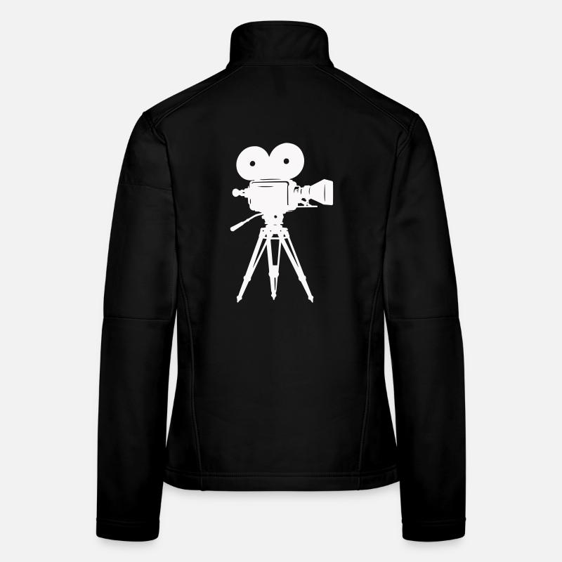 Caméra à pellicule Caméra Veste en tissu softshell Femme