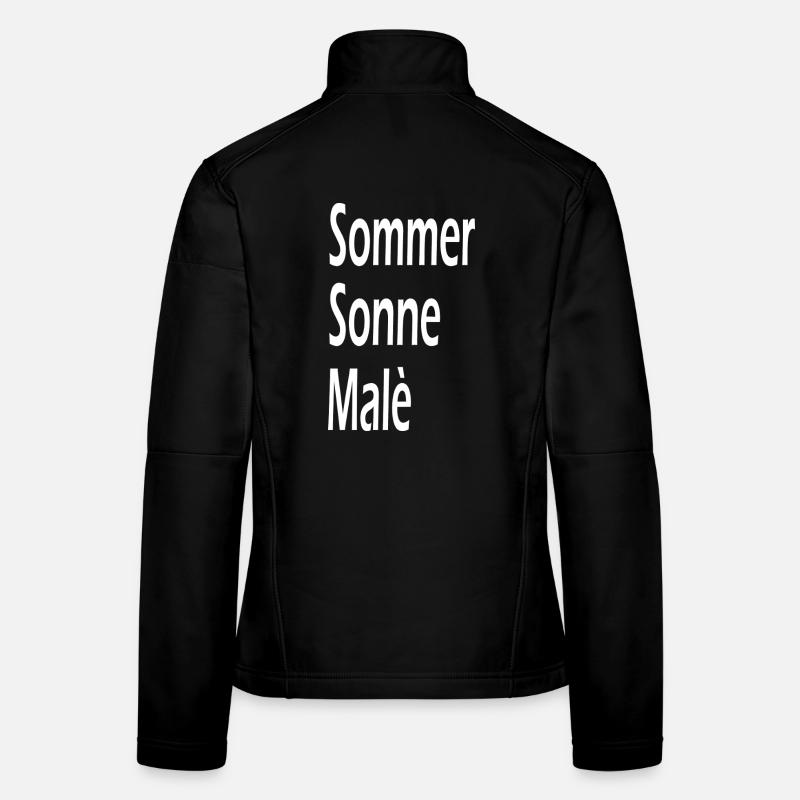 Summer Sun Male Beach Holiday - Women's Softshell Jacket - black