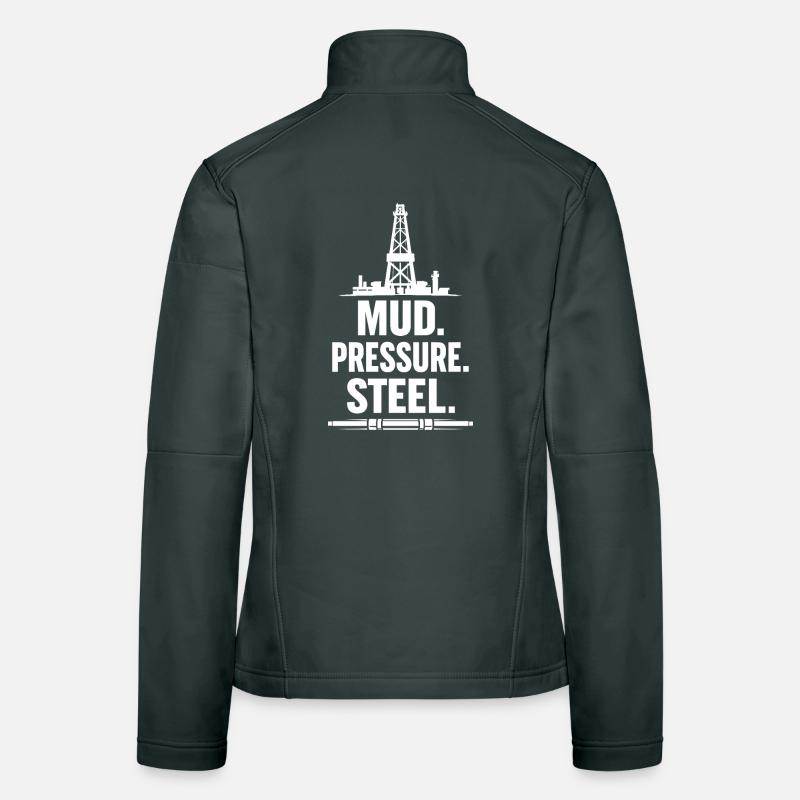 Offshore-bohrer-rig-bohrer Bohrboden Offshore Frauen Softshelljacke