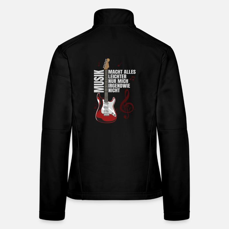 La musique facilite tout Veste en tissu softshell Femme