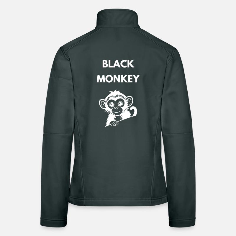 Black Monkey  Women's Softshell Jacket