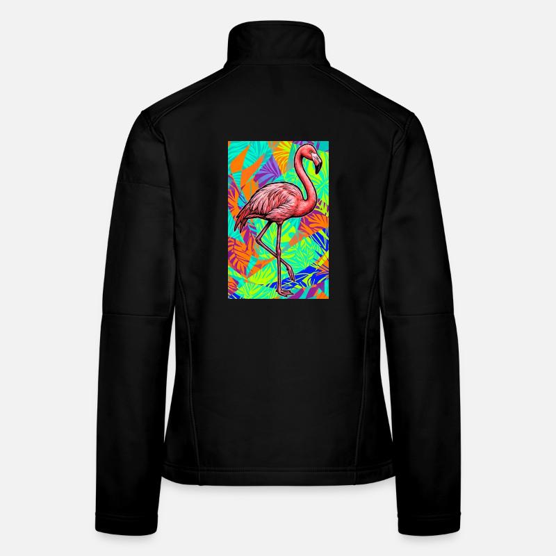 Flamant Veste en tissu softshell Femme
