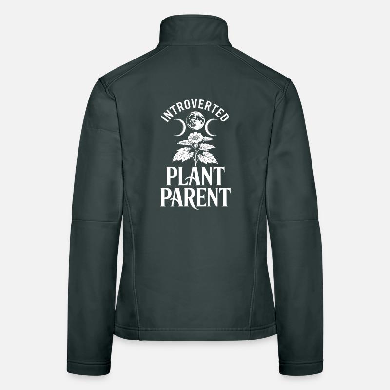 Parent de plante introverti Veste en tissu softshell Femme