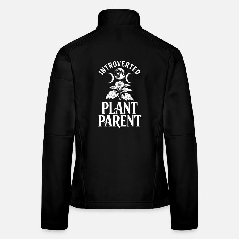 Introverted Plant Parent Women's Softshell Jacket
