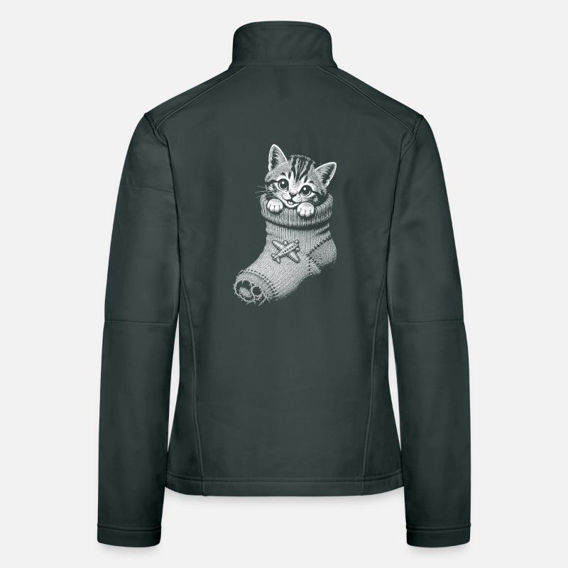 Kätzchen Frauen Softshelljacke