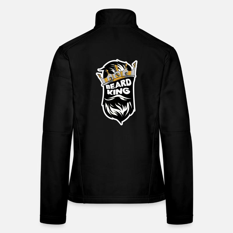 Beard Masculinity Statement Beard Hairstyle Beard Wearer Veste en tissu softshell Femme