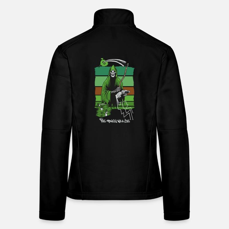The Grim Reaper Women's Softshell Jacket