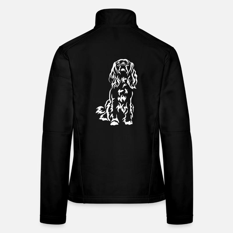 American Cocker Spaniel "Black Edition" Frauen Softshelljacke