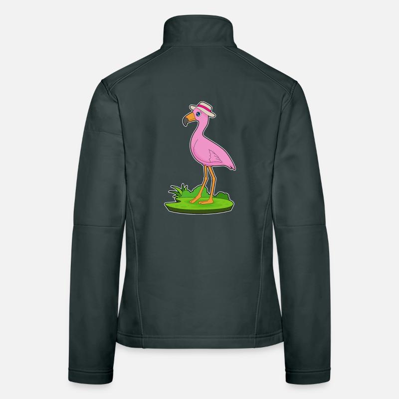 Flamingo Hat Women's Softshell Jacket