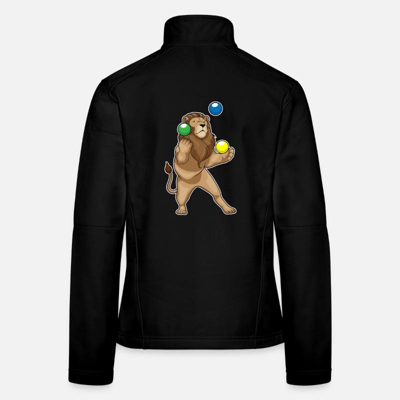 Jongleur de lion jongleur Veste en tissu softshell Femme
