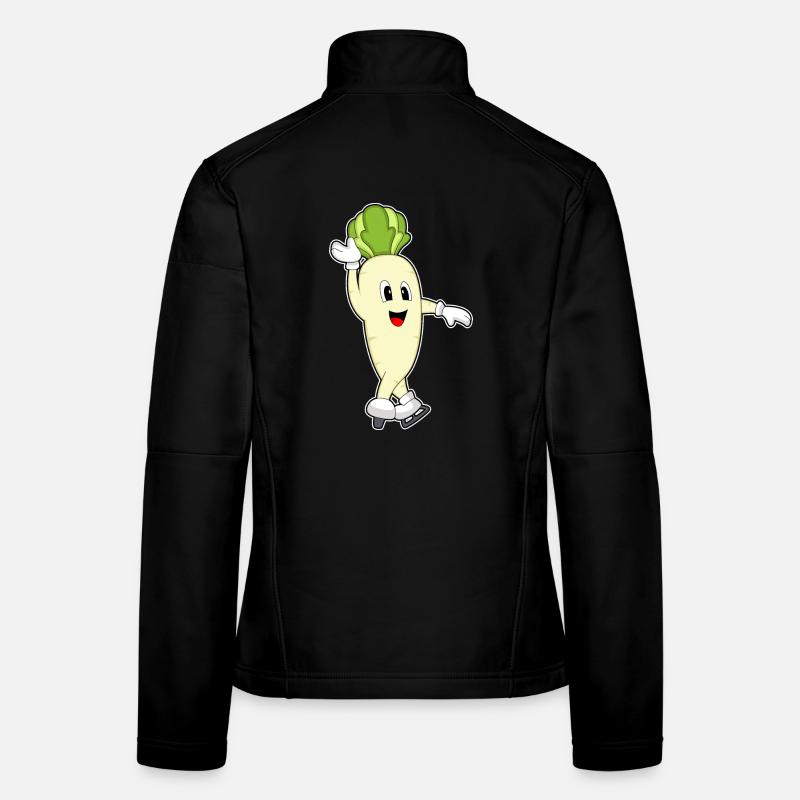 Radieschen Eislaufen Schlittschuhe Frauen Softshelljacke