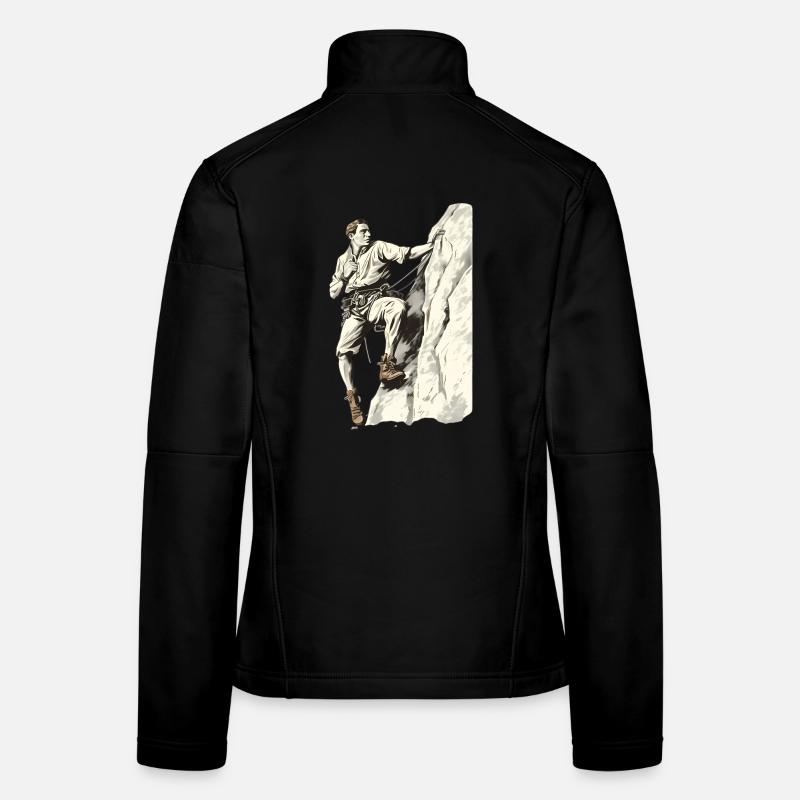 Aventurier de l’escalade en Duotone Veste en tissu softshell Femme