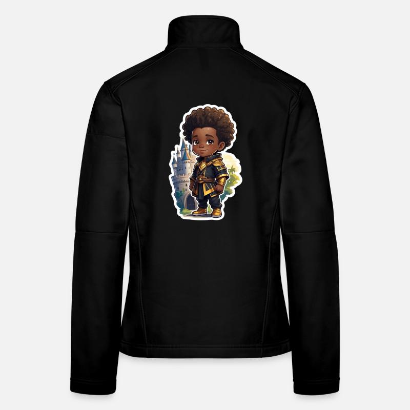 Plein Lune Guerrier Garçons Design Veste en tissu softshell Femme