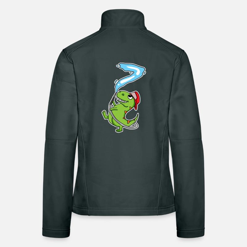 7th Birthday Dinosaur Women's Softshell Jacket