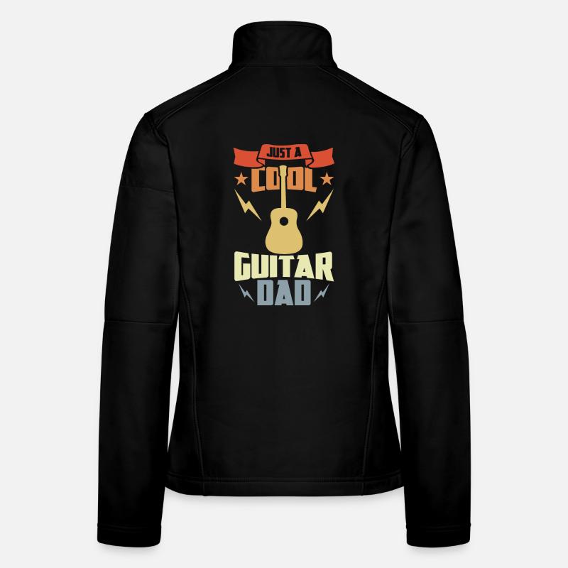 Guitar Dad Women's Softshell Jacket