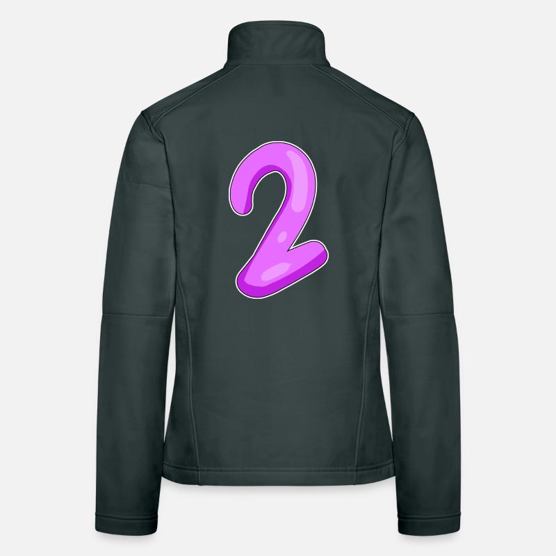 Deux - 2 - Nombre Veste en tissu softshell Femme