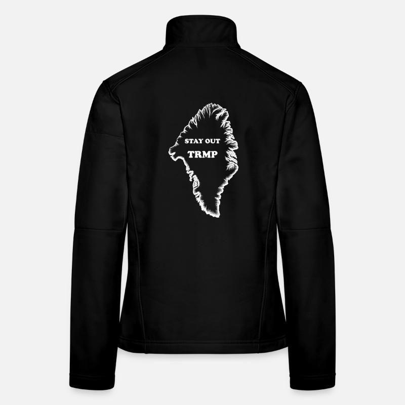 Grönland - Frauen Softshelljacke - Schwarz