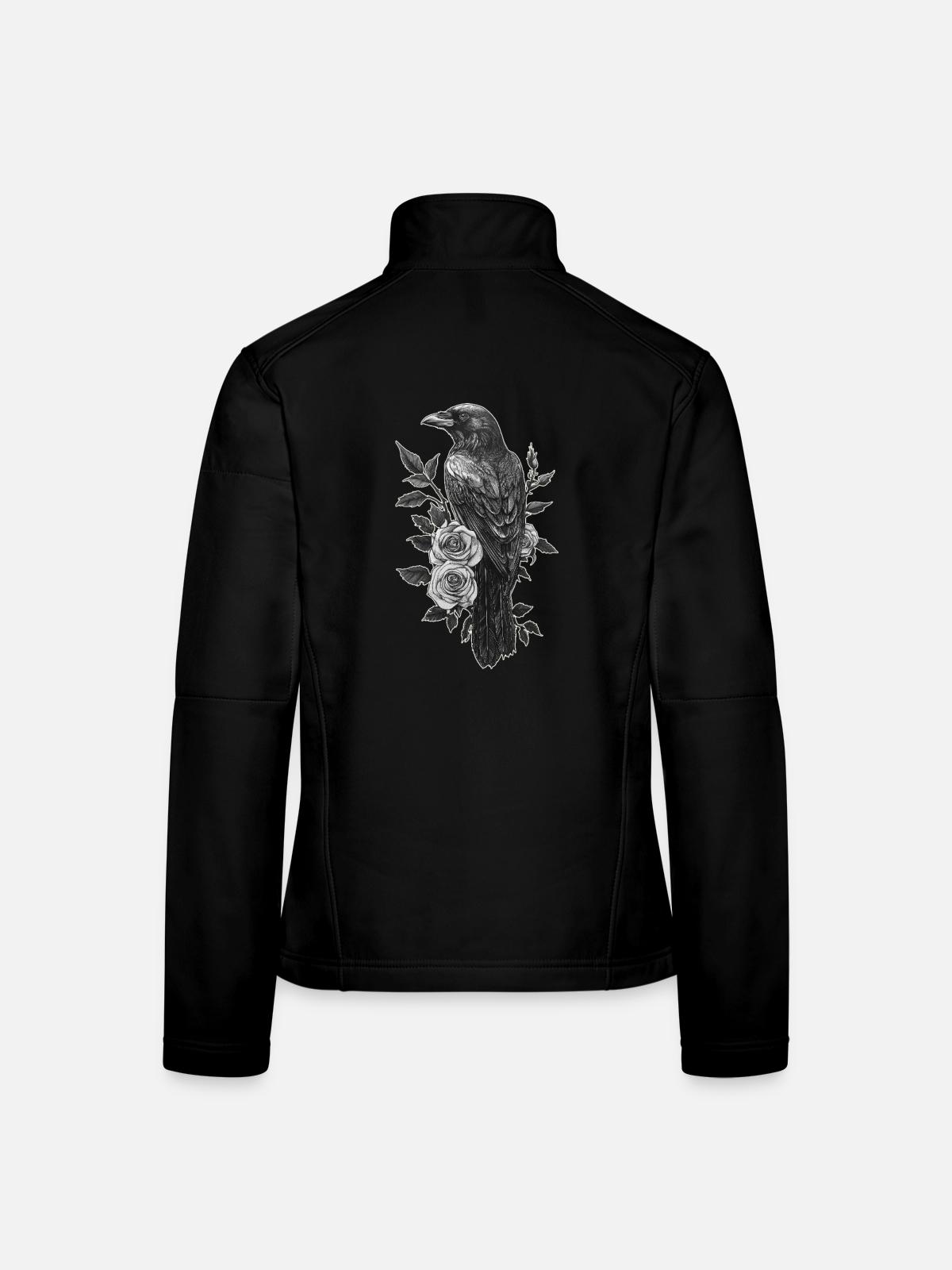 Raven - Women's Softshell Jacket - black - Back