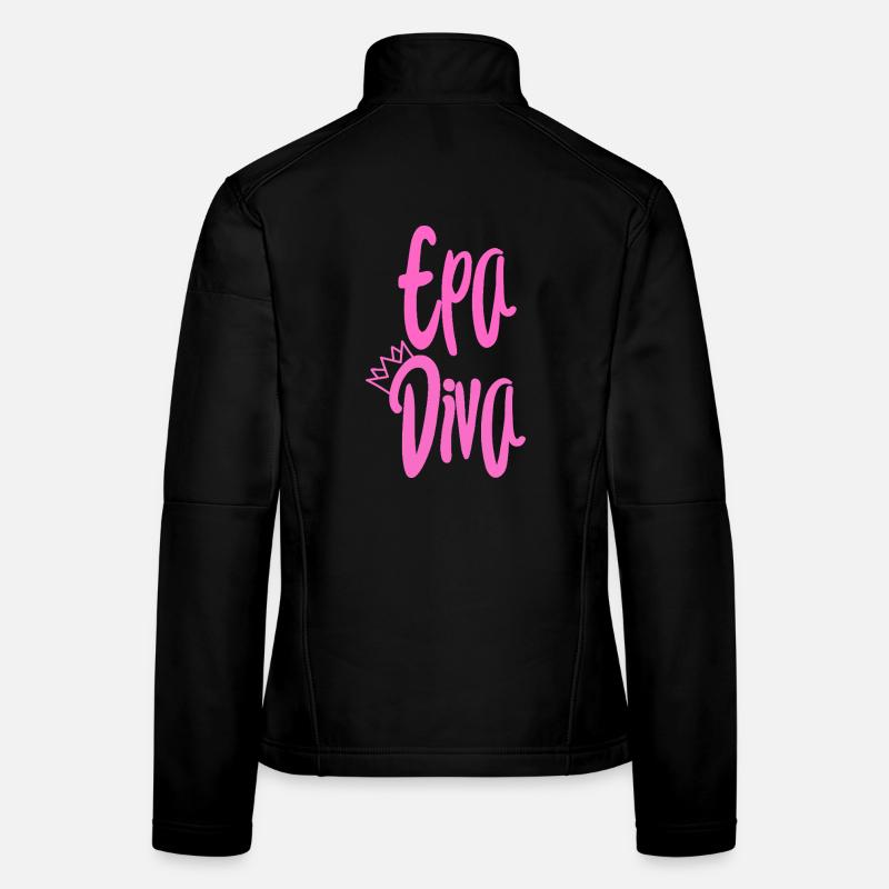 EPA-Diva - Frauen Softshelljacke - Schwarz