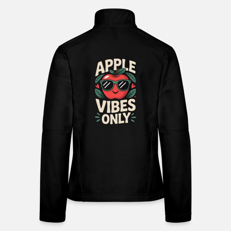 Apple Vibes Only Fall Autumn Apple Picking Frauen Softshelljacke