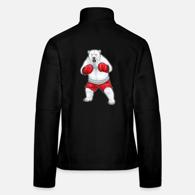 Polar Bear Boxer Gants de boxe Boxe Veste en tissu softshell Femme