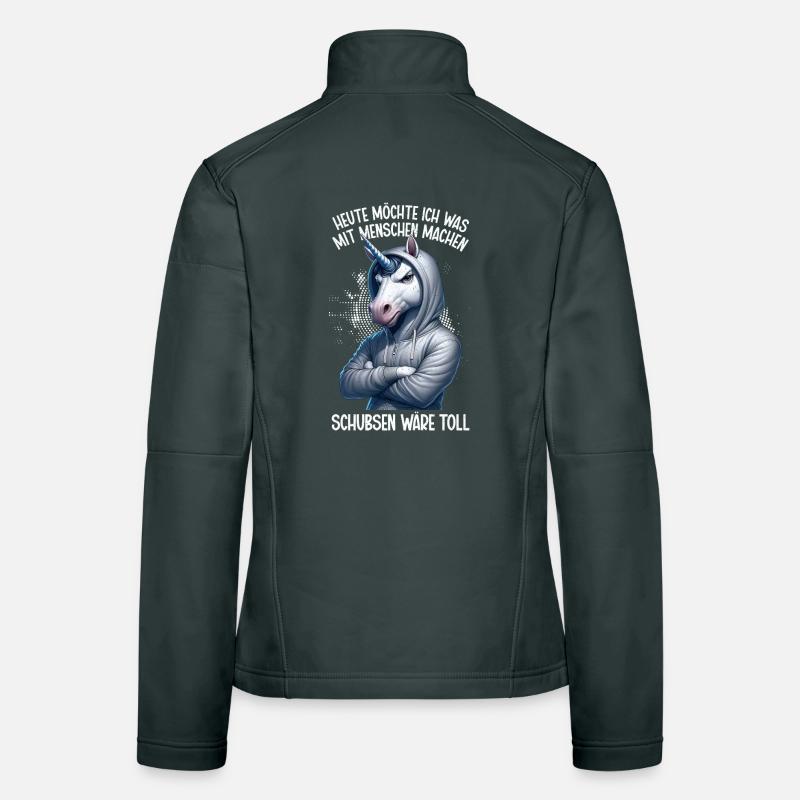 Today I want to do something with people Push Women's Softshell Jacket