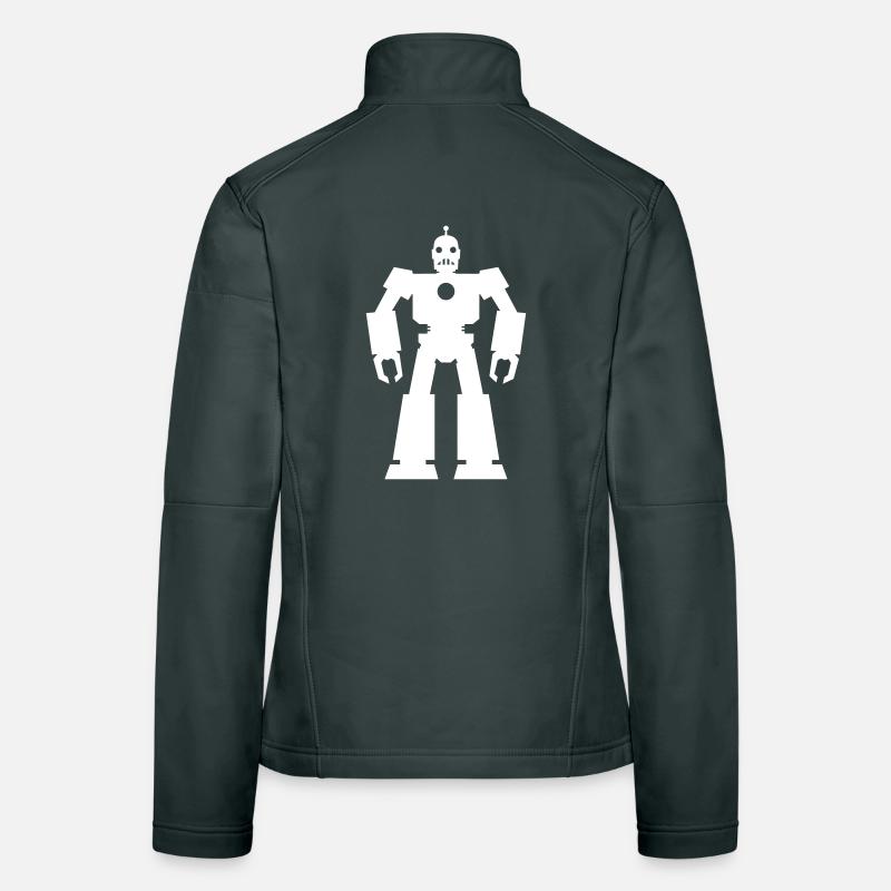 Robots – AI Technology Sci-Fi Nerd Design Women's Softshell Jacket