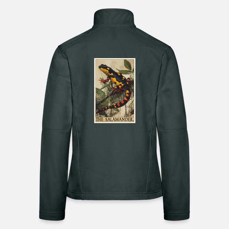 Feuersalamander Salamander Frauen Softshelljacke