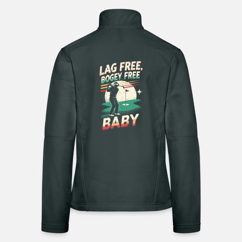 Simulateur de golf sans lag sans bougey Veste en tissu softshell Femme